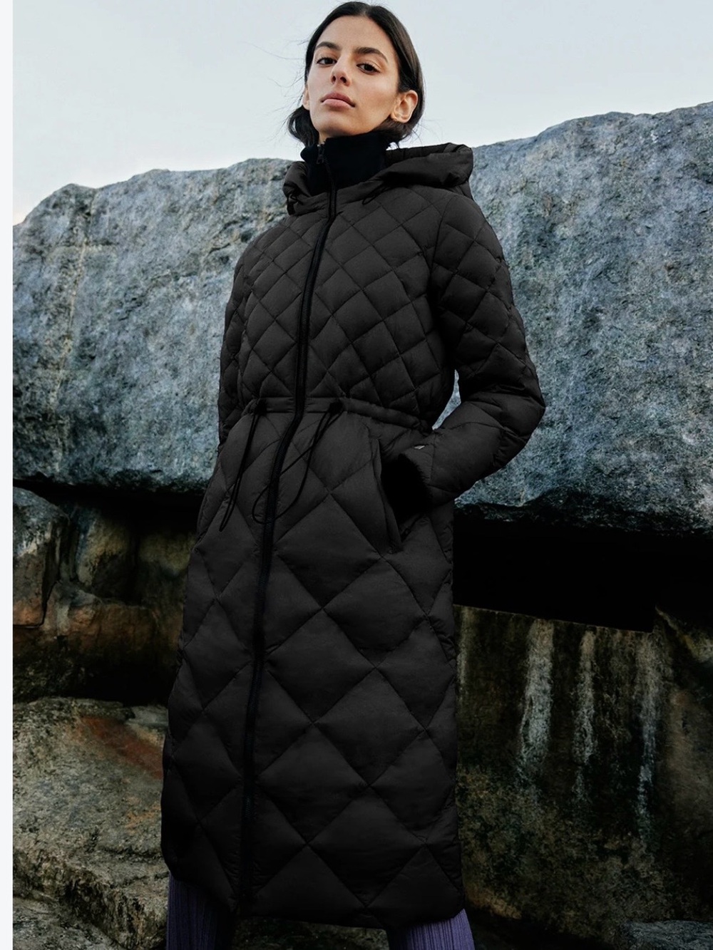 Soia and Kyo Calf-Length Puffer